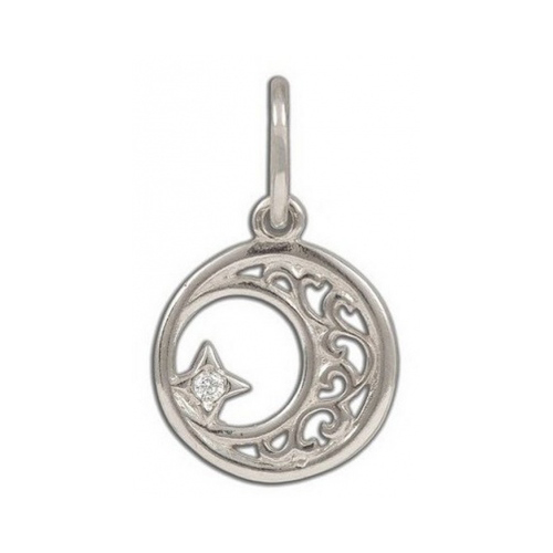 

Подвеска из серебра с фианитом 7401-006 Диамида, 7401-006