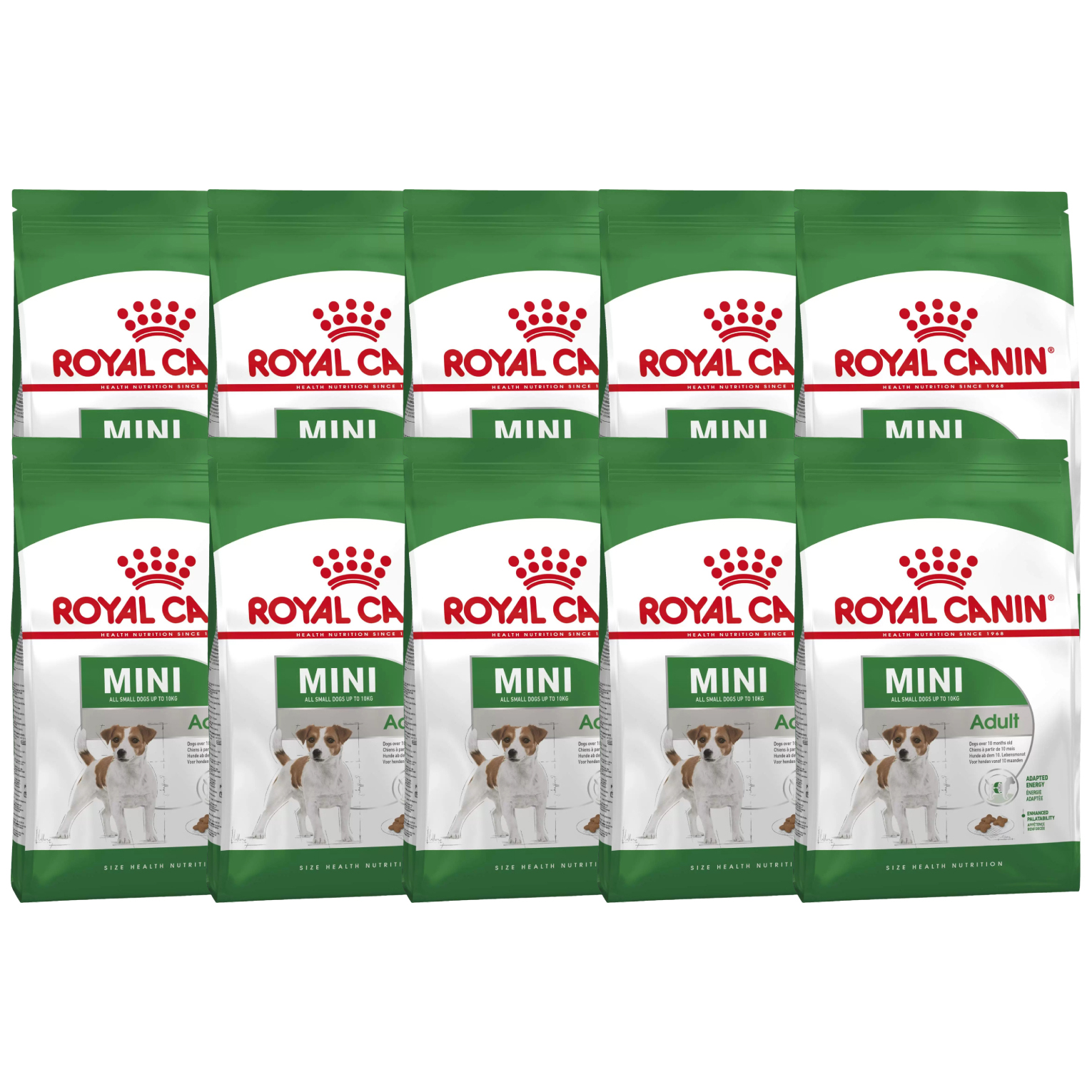 

Сухой корм для собак ROYAL CANIN MINI ADULT для маленьких пород 10шт по 0,8 кг