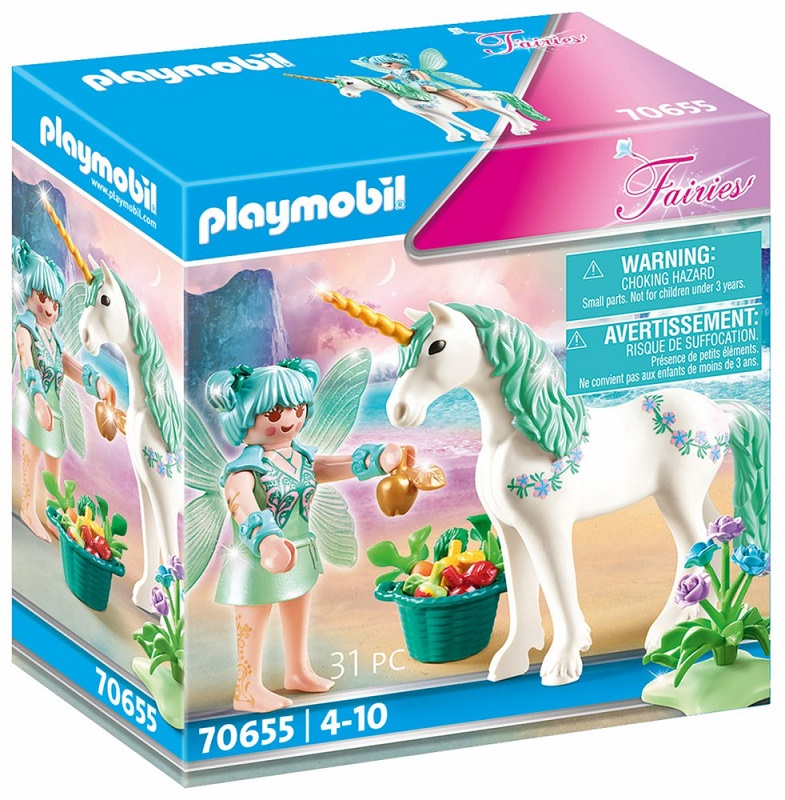 

Конструктор Playmobil Фея кормит единорога, арт 70655