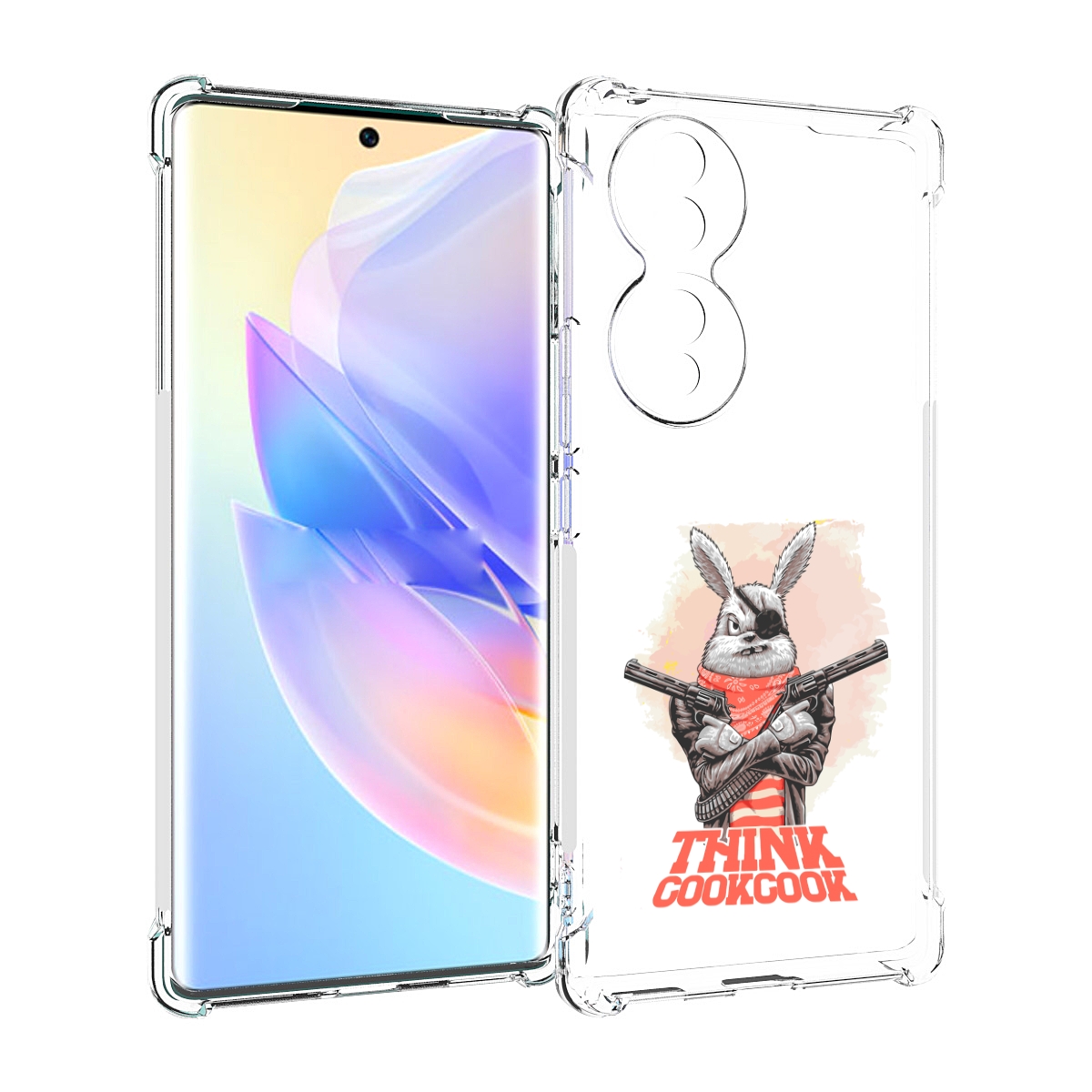 

Чехол MyPads кролик пират для Honor 70, Прозрачный, Tocco