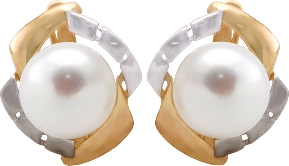 

Серьги женские из золота Примаэксклюзив 290-1-522Р, жемчуг, 290-1-522Р