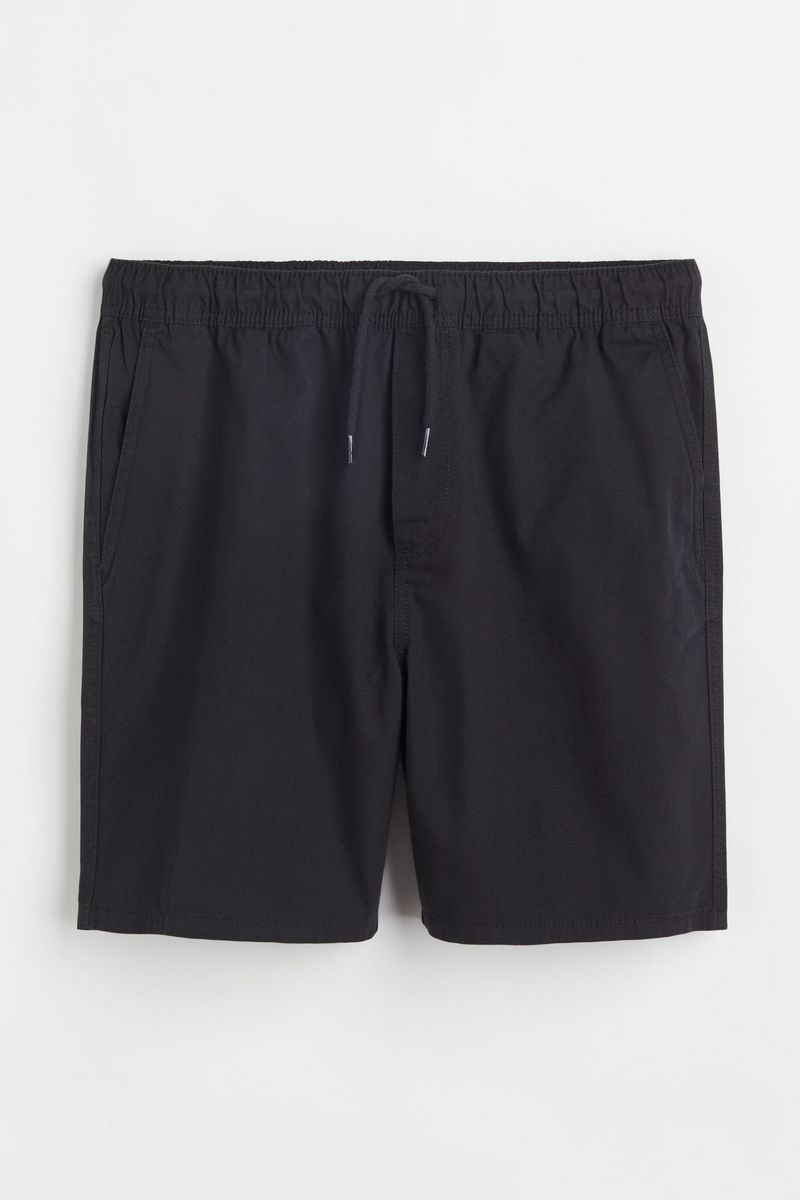 

Повседневные шорты мужские H&M 1037593 черные S, Черный, 1037593