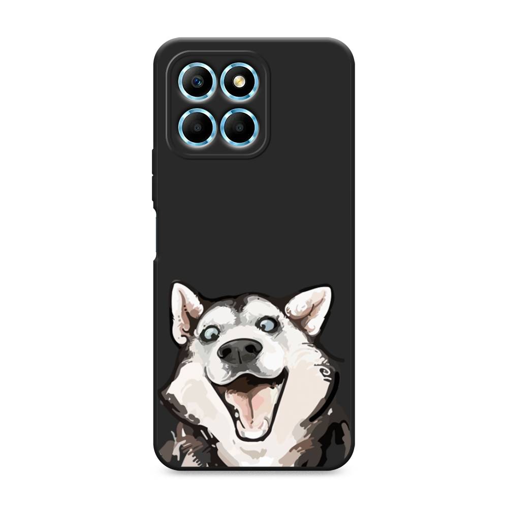 

Чехол Awog на Honor X6/X6s "Радостный хаски", Белый;голубой;черный, 6120252-1