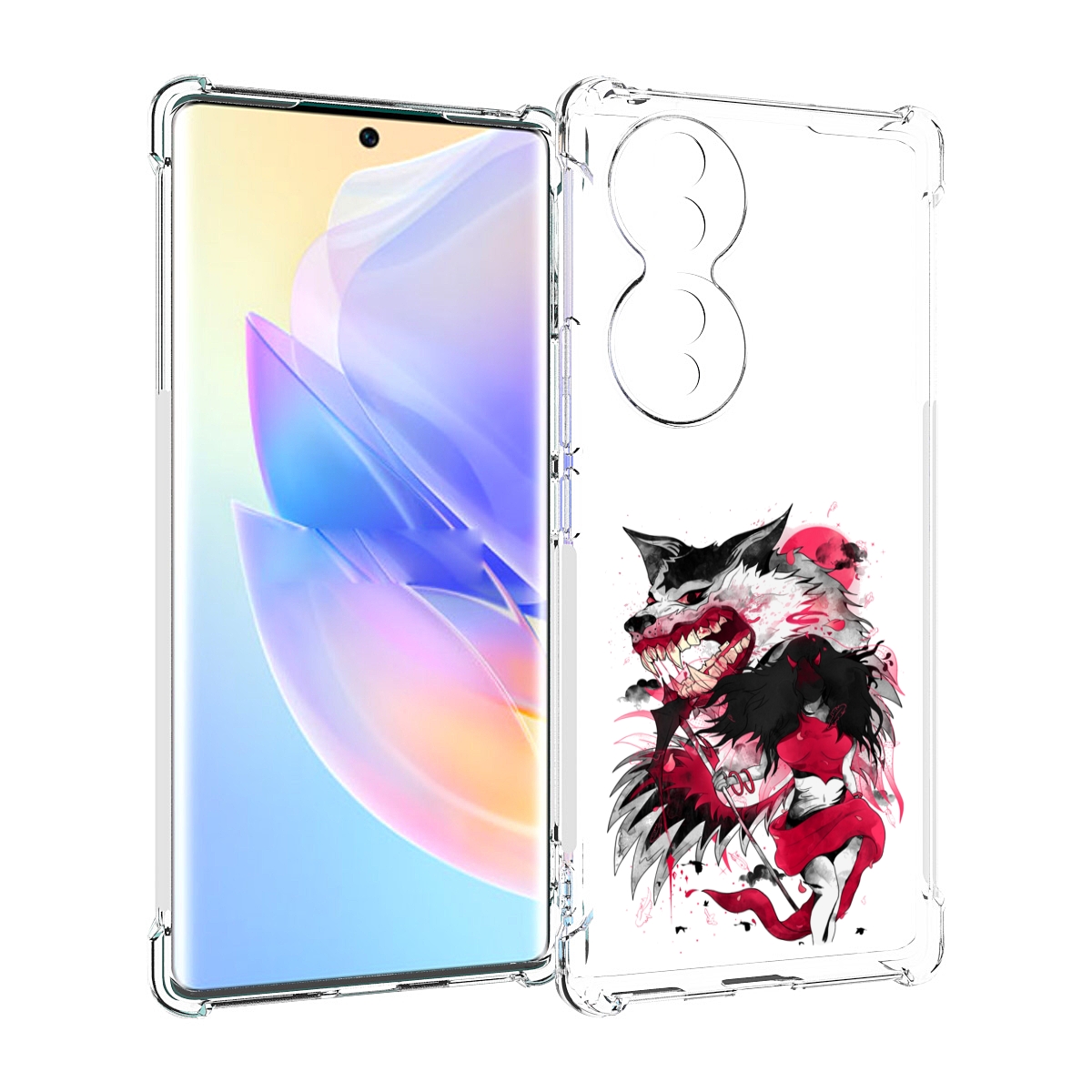 

Чехол MyPads красная шапочка для Honor 70, Прозрачный, Tocco