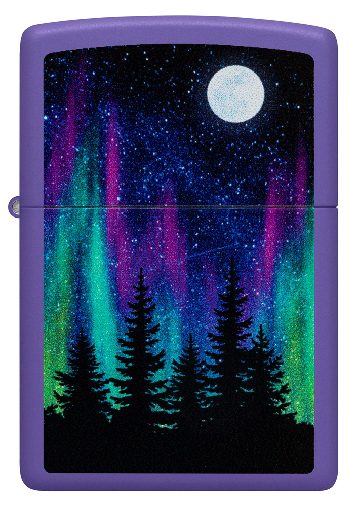 

Зажигалка ZIPPO Night In The Forest 48565, Фиолетовый, Night In The Forest