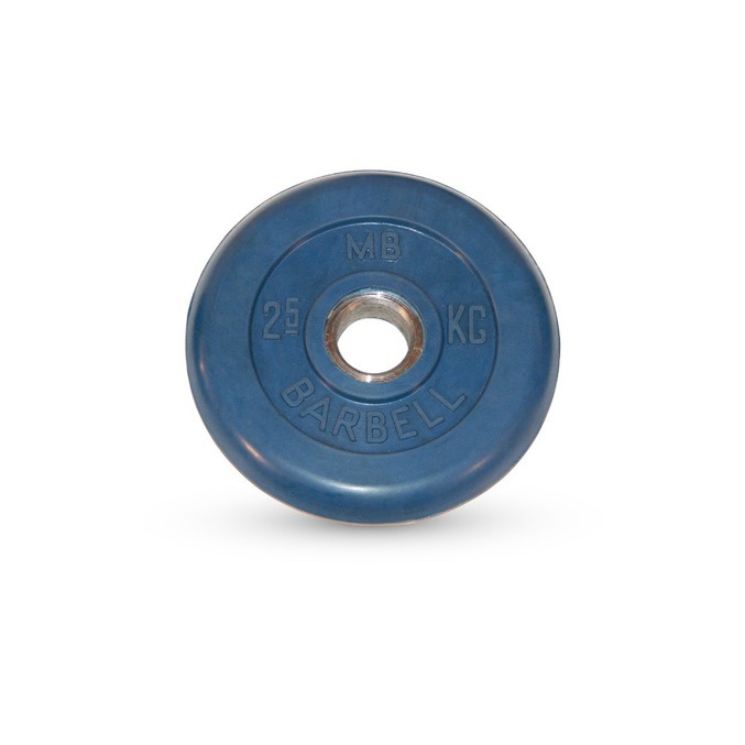 фото Диск обрезиненный d 31 мм 2500 г barbell mb barbell