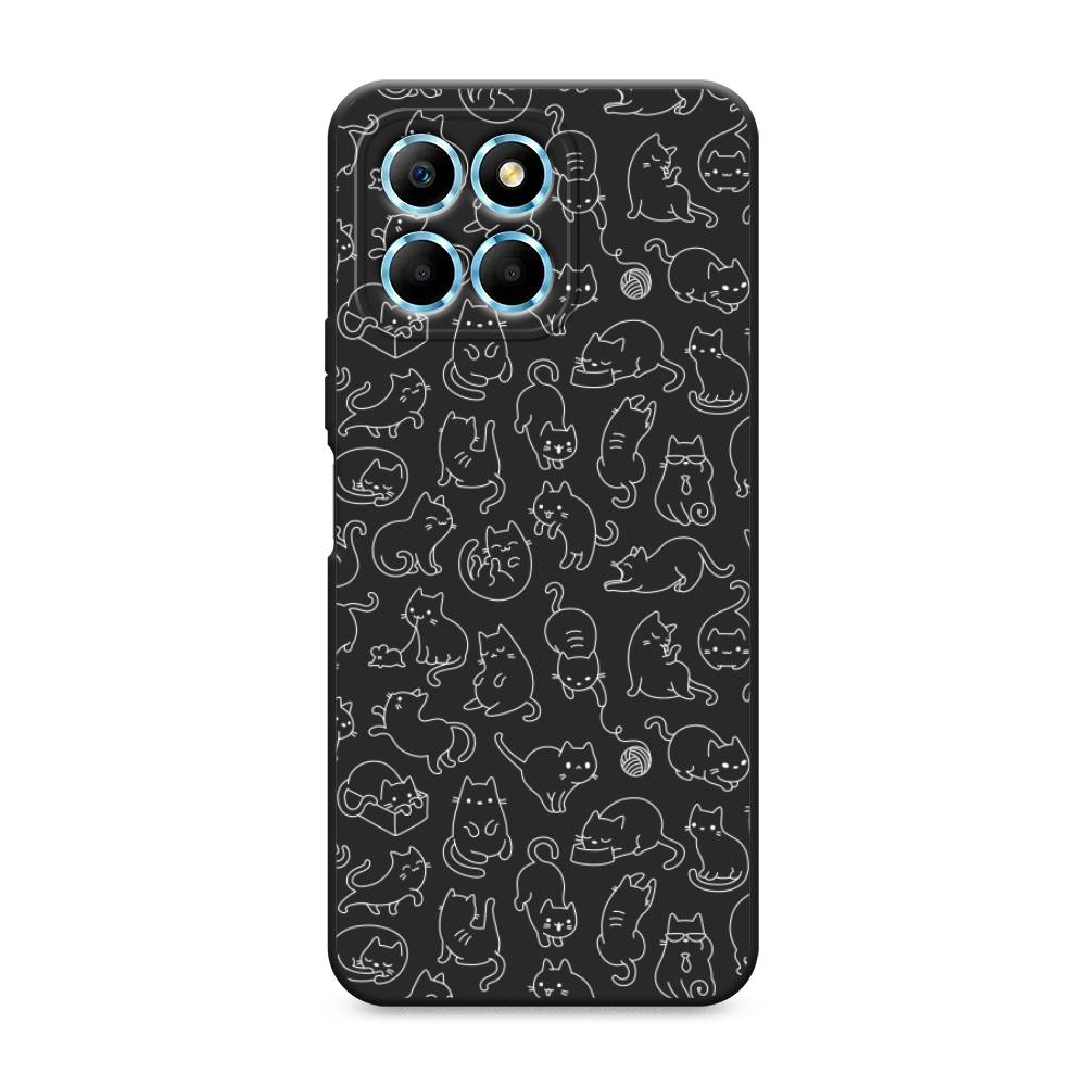 

Чехол Awog на Honor X6/X6s "Шкодливые котики", Прозрачный;бежевый, 6120252-1