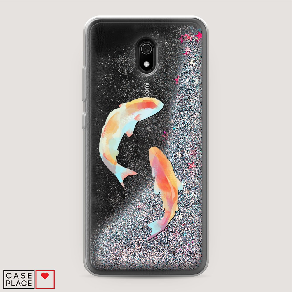 

Чехол Awog на Xiaomi Redmi 8A "Акварельные карпы", Разноцветный, 37291-1