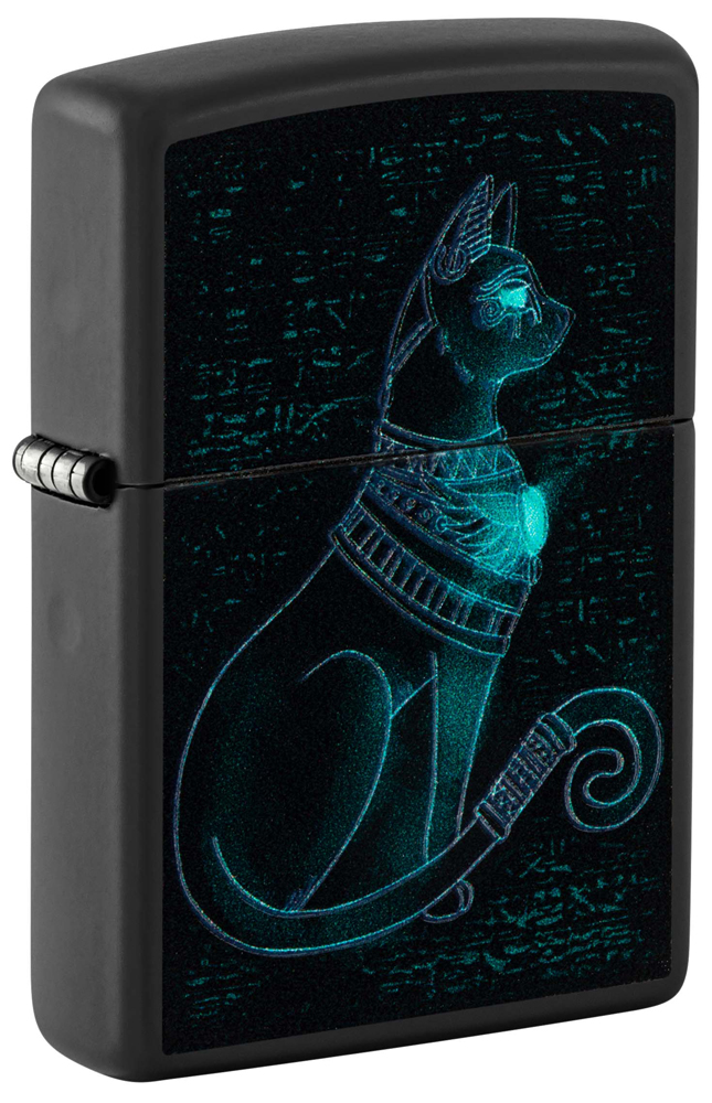 

Зажигалка ZIPPO Spiritual Cat 48582, Черный, Spiritual Cat