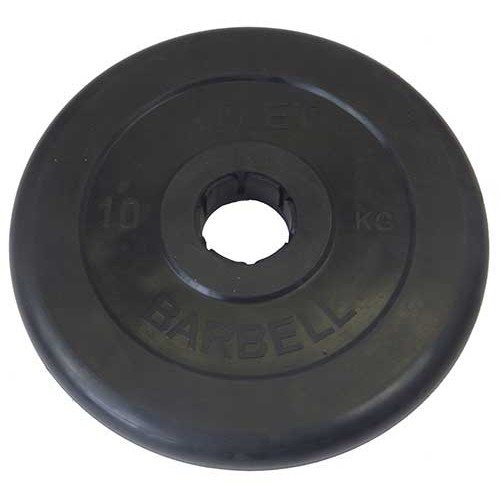 

Диск для штанги MB Barbell Atlet 10 кг, 51 мм черный, Atlet