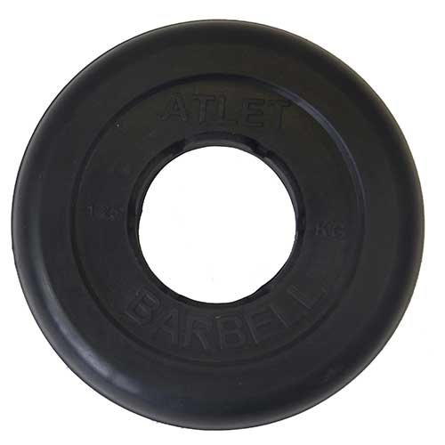 

Диск для штанги MB Barbell Atlet 1,25 кг, 51 мм черный, Atlet