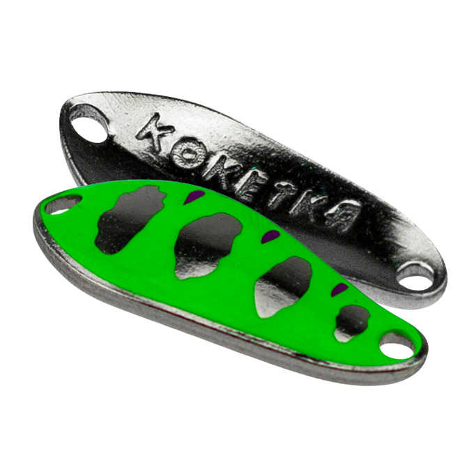 

Блесна SV Fishing Koketka 3,8 г, TS01, 1 шт., Серебристый;зеленый, Koketka