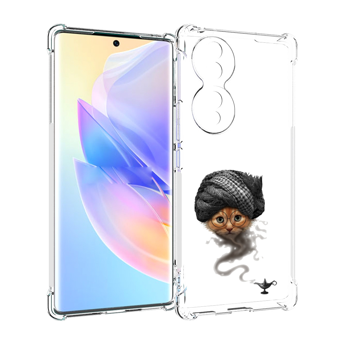 

Чехол MyPads кот джин для Honor 70, Прозрачный, Tocco