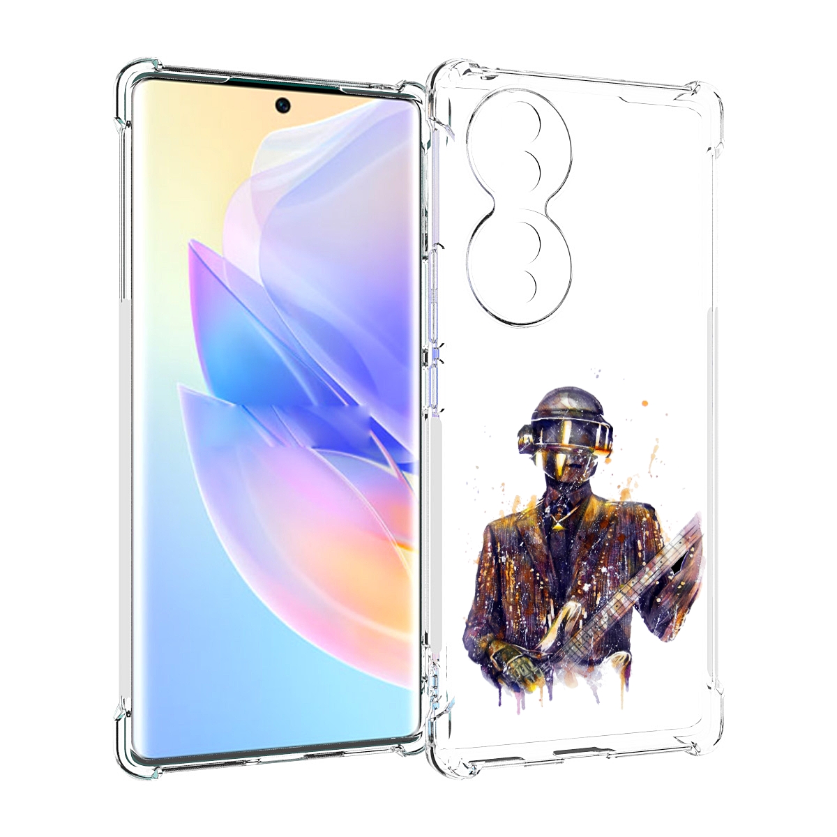 

Чехол MyPads космо-гитарист для Honor 70, Прозрачный, Tocco