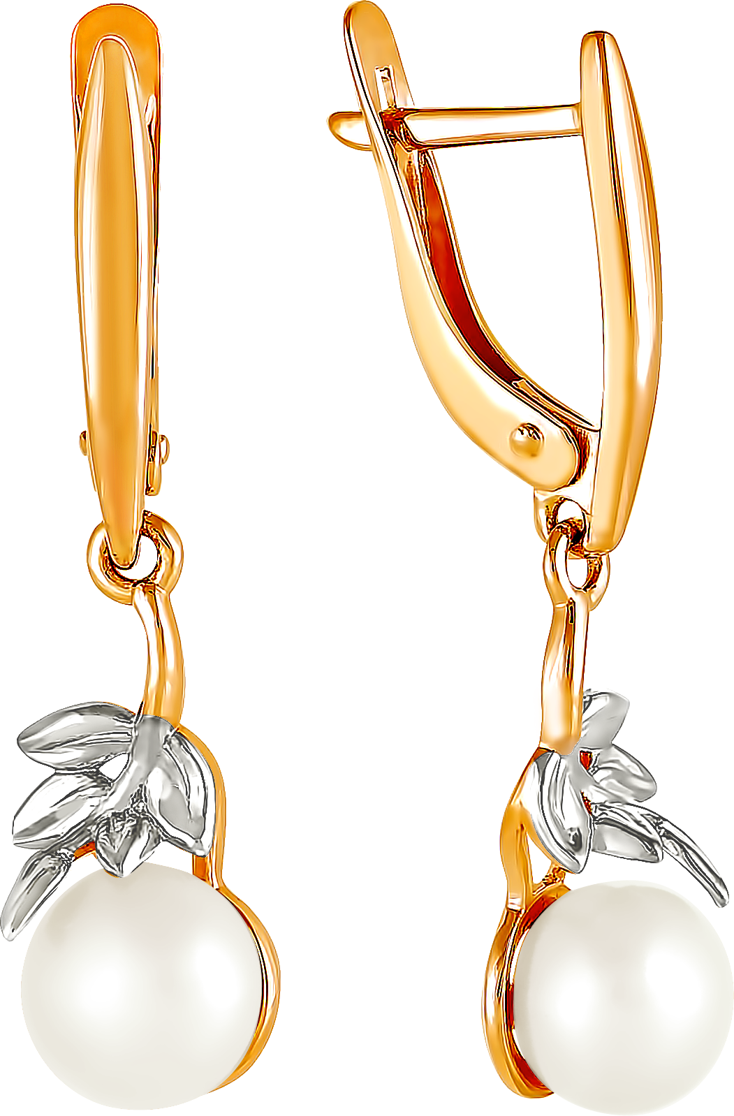 

Серьги женские из золота Примаэксклюзив 290-1-720Р, жемчуг, 290-1-720Р