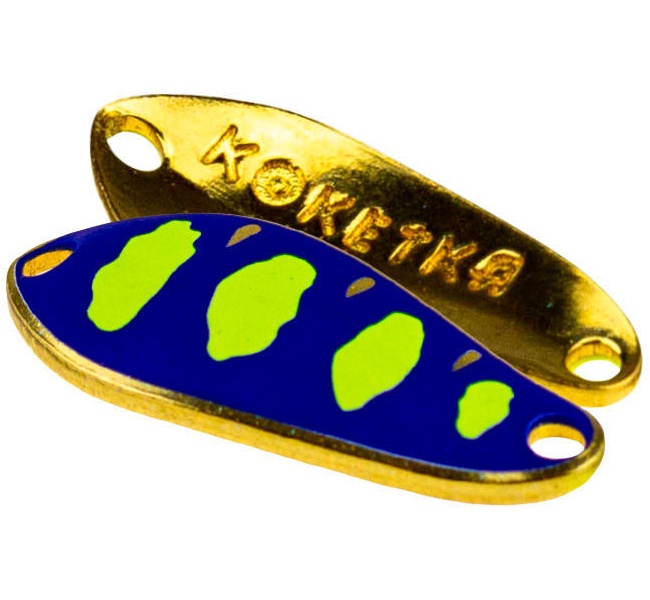 

Блесна SV Fishing Koketka 3,8 г, TG12, 1 шт, Зеленый;золотистый;синий, Koketka