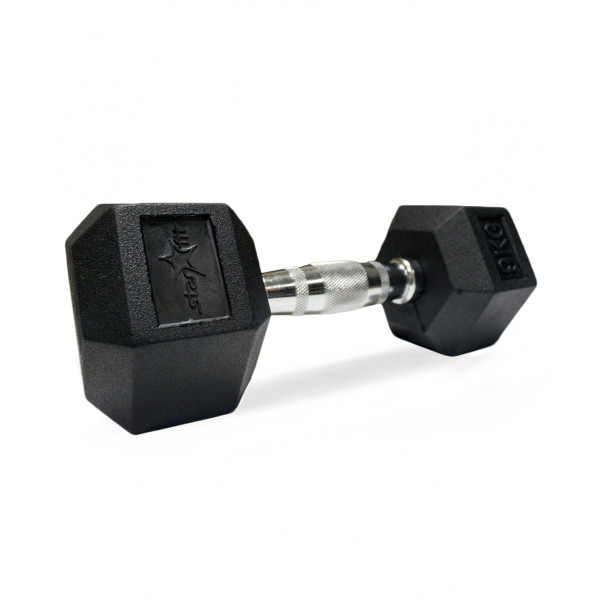 

Неразборная гантель обрезиненная StarFit DB-301 1 x 9 кг, черный, DB-301