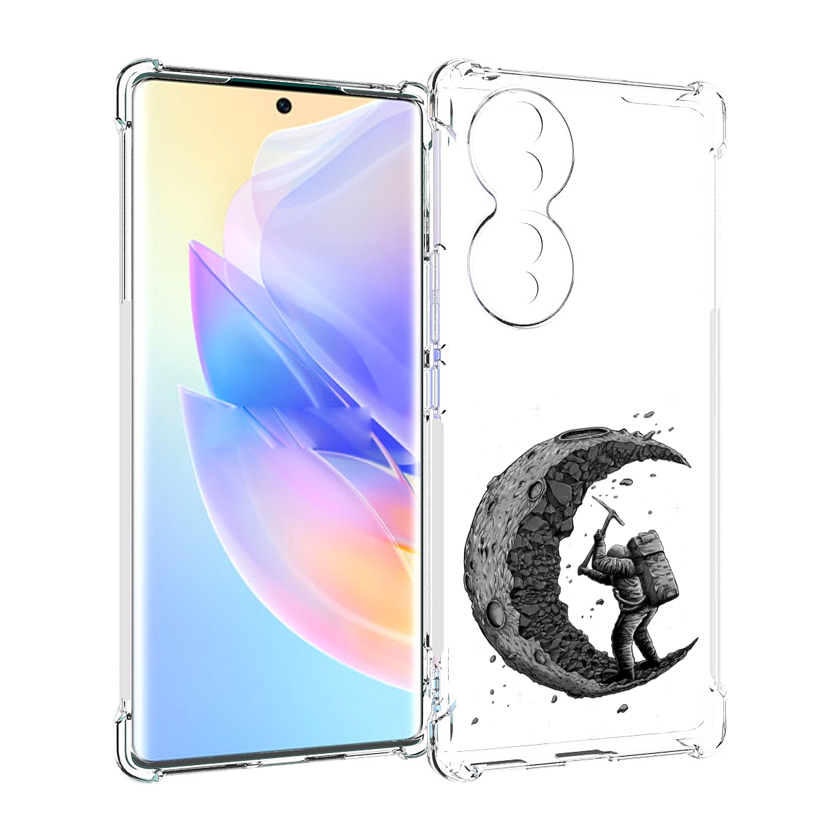 

Чехол MyPads камненная луна для Honor 70, Прозрачный, Tocco
