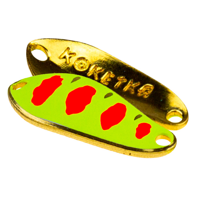 

Блесна SV Fishing Koketka 2 г, TG07, 1 шт, Зеленый;золотистый;оранжевый, Koketka