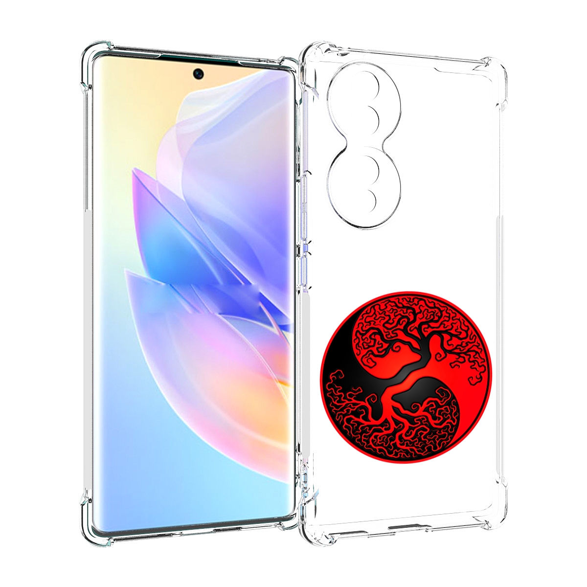 

Чехол MyPads инь янь дерево для Honor 70, Прозрачный, Tocco