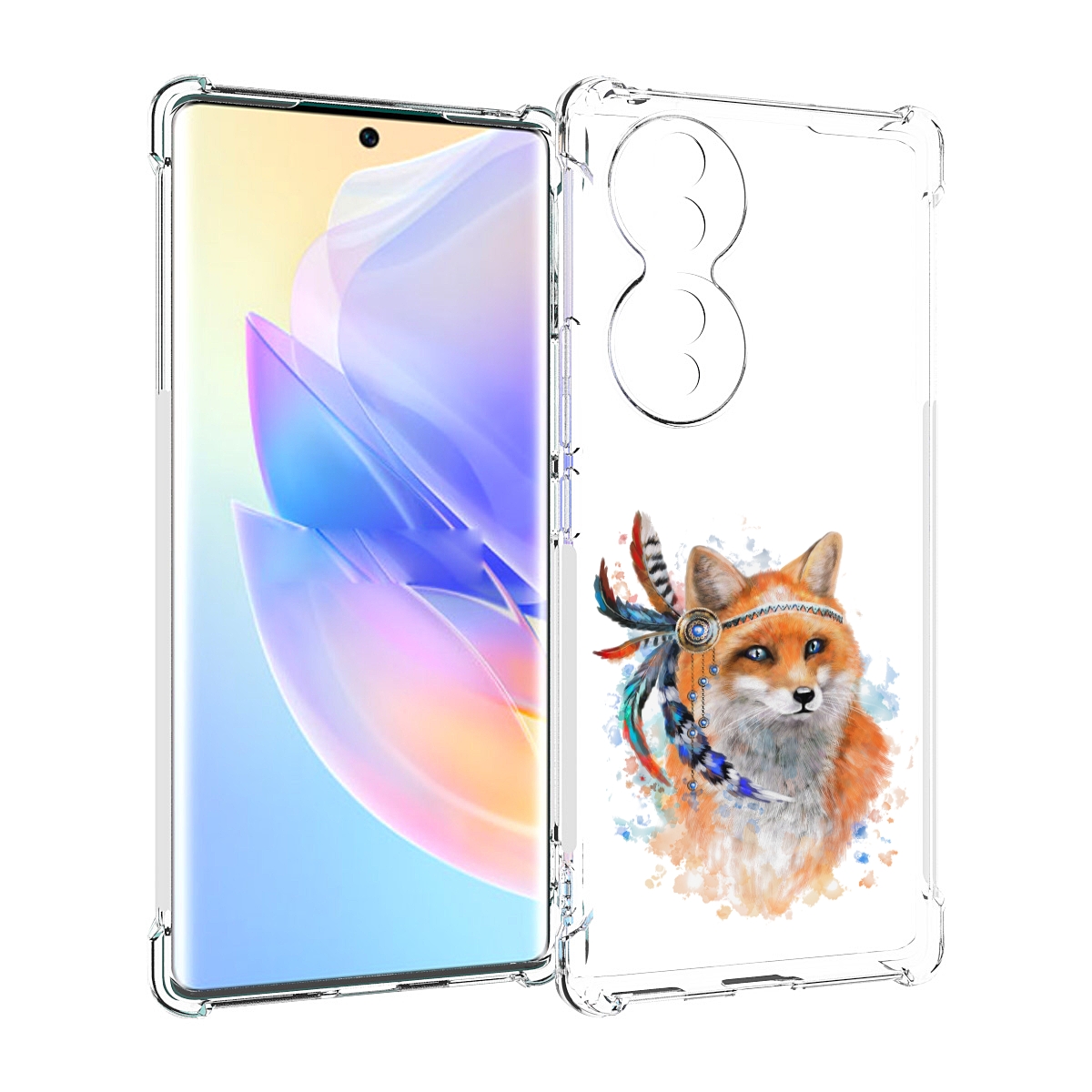 

Чехол MyPads инду лиса для Honor 70, Прозрачный, Tocco