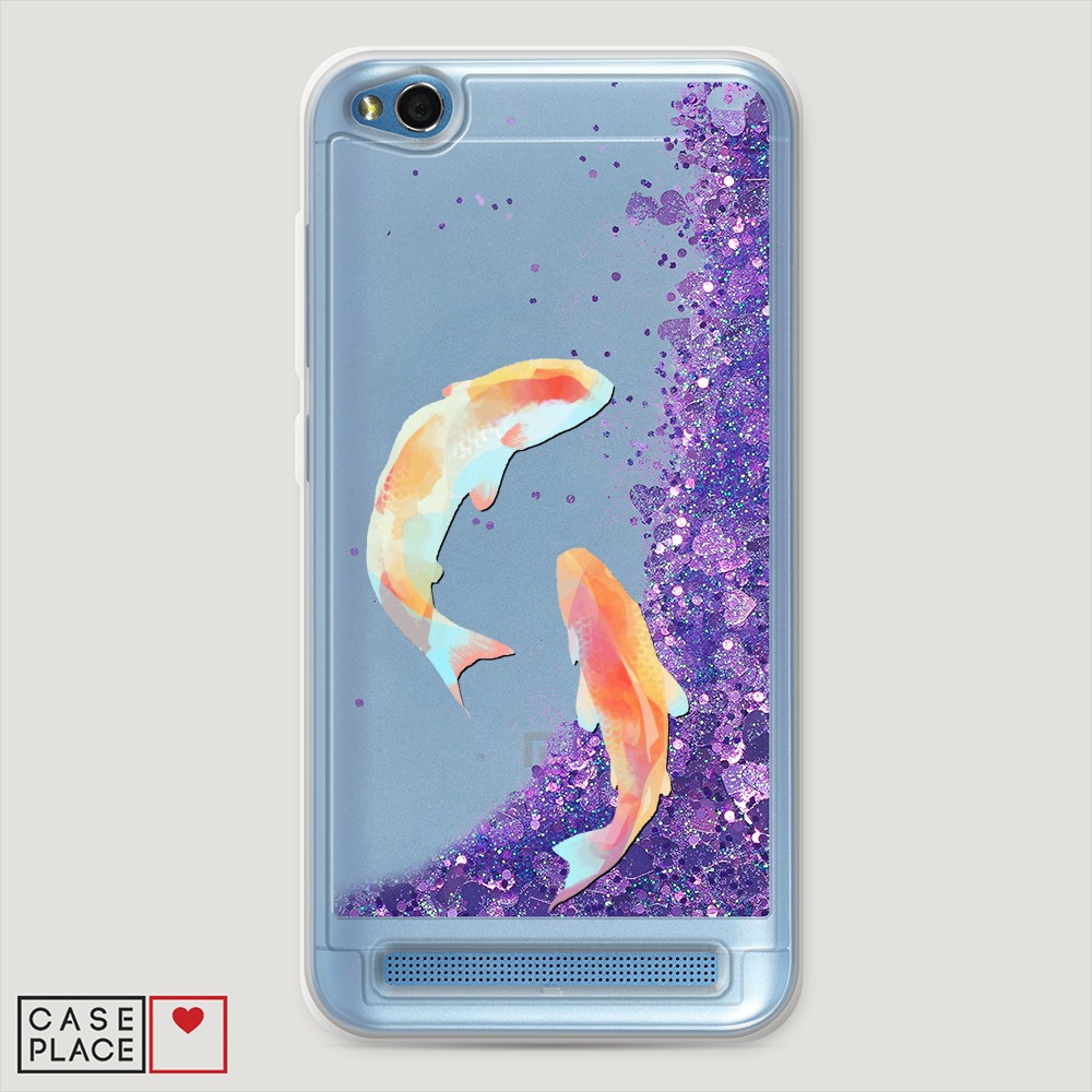 

Чехол Awog на Xiaomi Redmi 5A "Акварельные карпы", Разноцветный, 32892-1