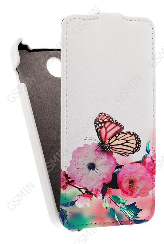 

Кожаный чехол для Explay Joy Art Case (Белый) (Дизайн 7/7)