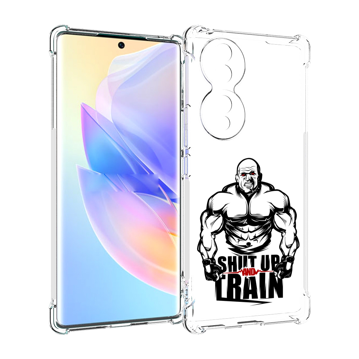 

Чехол MyPads здоровое тело для Honor 70, Прозрачный, Tocco