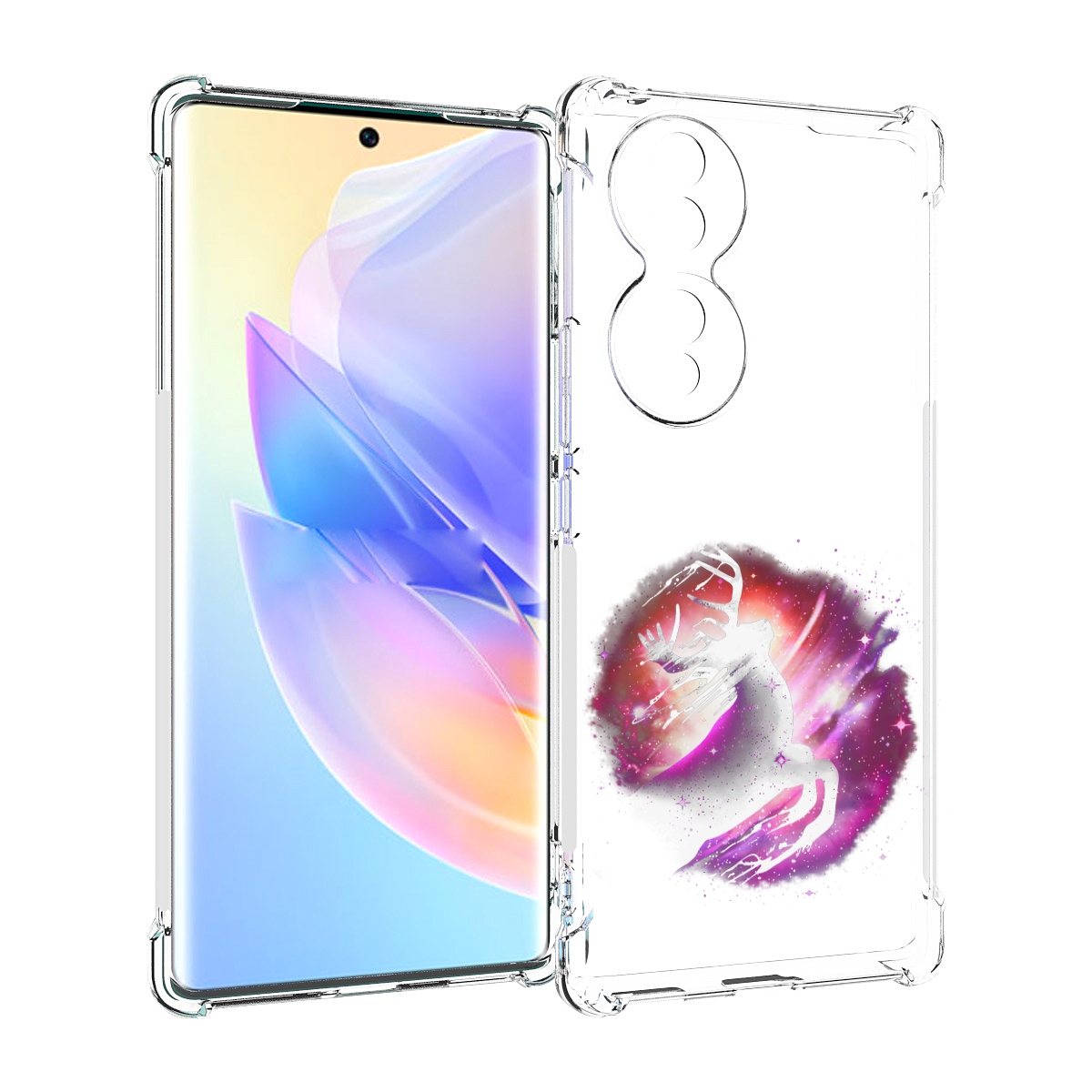 

Чехол MyPads звездный олень для Honor 70, Прозрачный, Tocco
