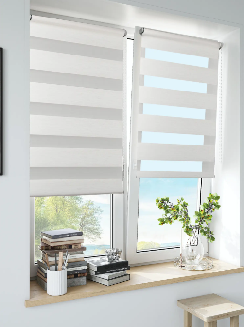 

Штора рулонная день-ночь Inspire Moscou 50x160 см белая White 0, Moscou