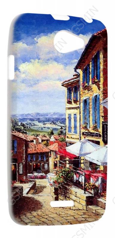 

Чехол силиконовый для HTC Desire 516 Dual Sim TPU (Белый) (Дизайн 44)