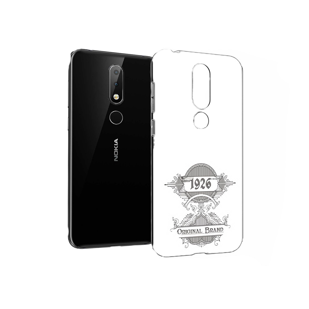 

Чехол MyPads Tocco для Nokia X6 логотип черно белый (PT115295.99.446), Прозрачный, Tocco