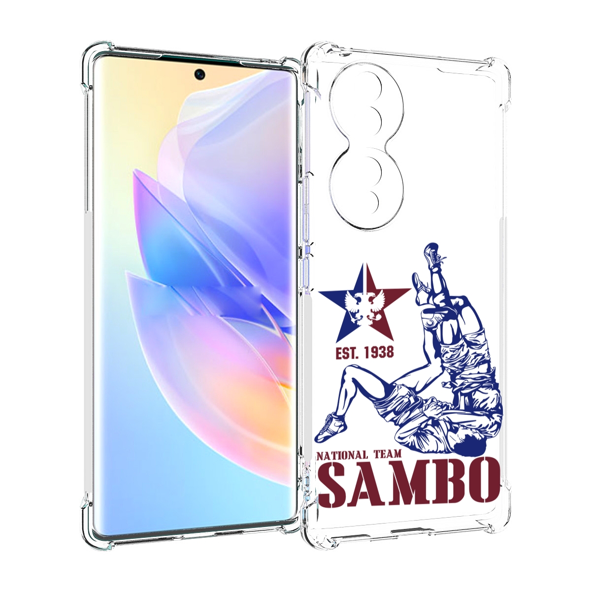 

Чехол MyPads единоборства самбо для Honor 70, Прозрачный, Tocco