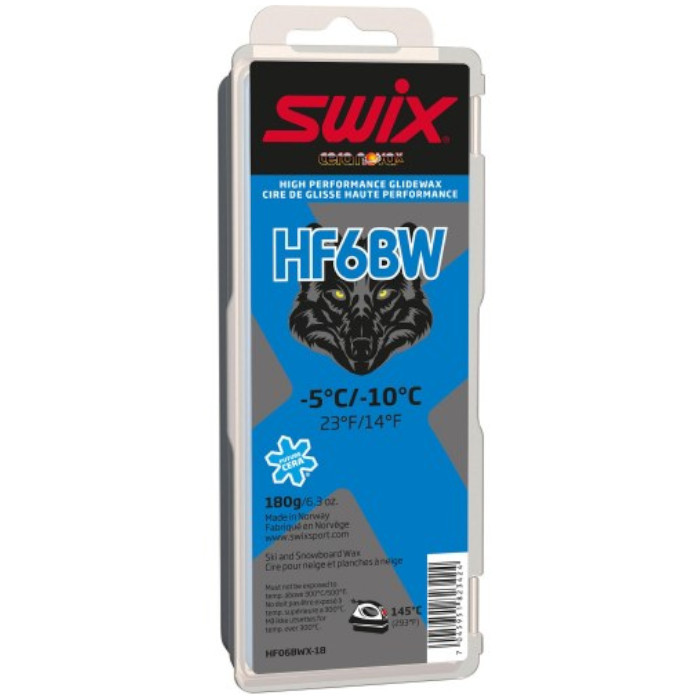 

Парафин высокофтористый SWIX HF6BWX Black (-5°С -10°С) 180 г., HF6BWX Black