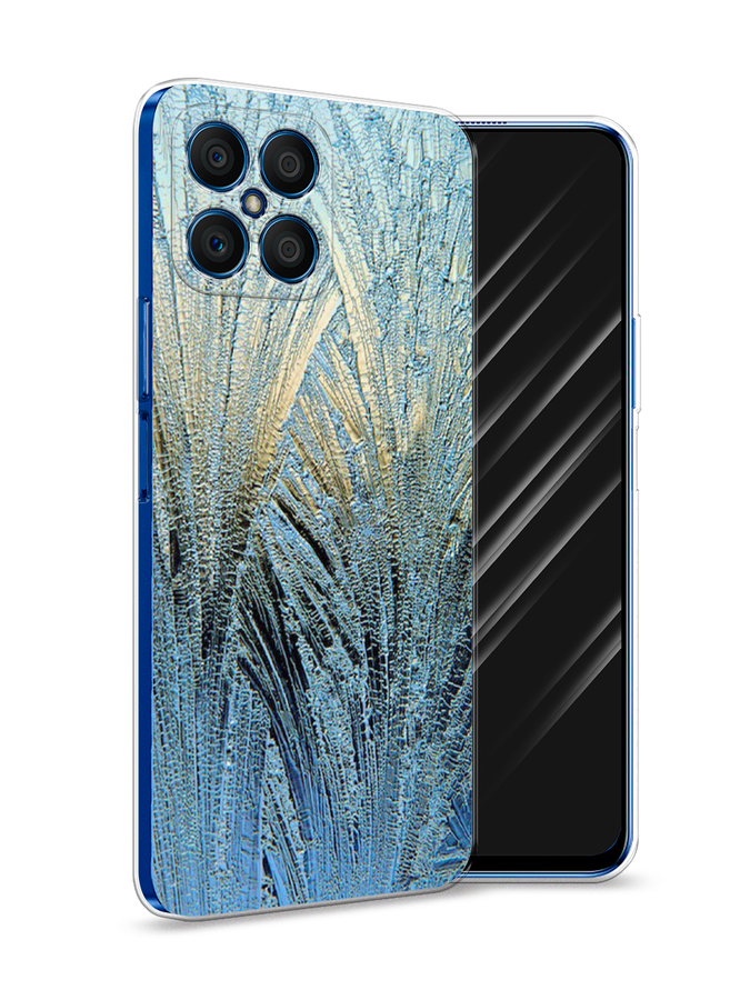 

Чехол Awog на Honor X8 "Лёд", Голубой, 6107650-4