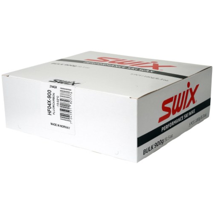 

Парафин высокофтористый SWIX HF4X Green (-12°С -32°С) 5х180 г., HF4X Green