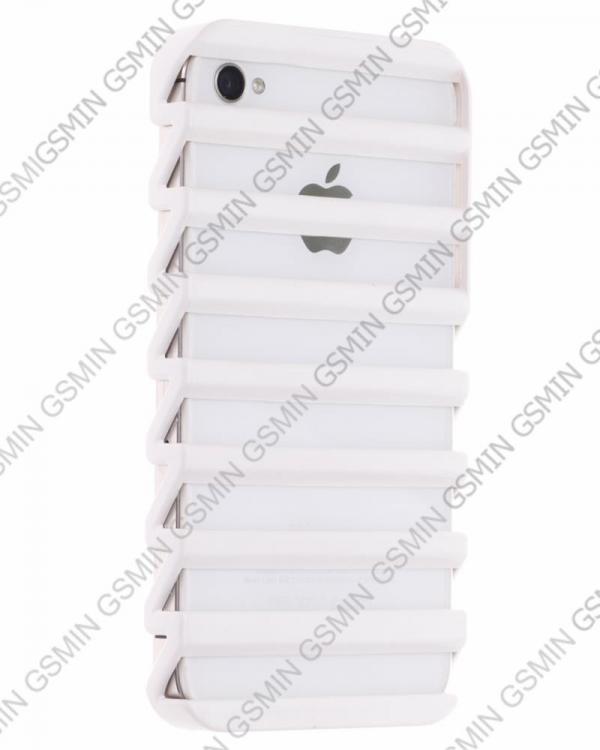 

Чехол-накладка для Apple iPhone 4/4S Лесенка (Белый)
