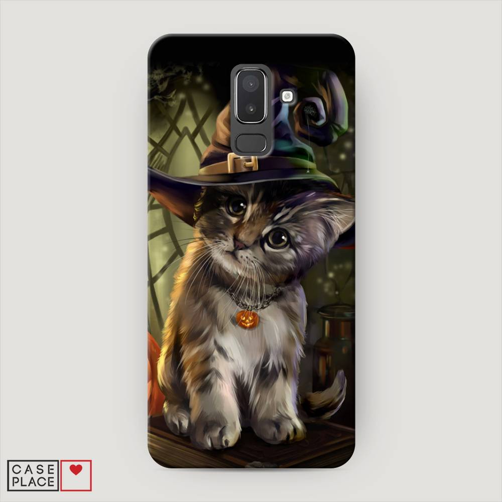 

Чехол Awog "Кот на Хэллоуин" для Samsung Galaxy J8