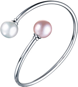 Браслет из серебра с жемчугом Yana Jewellery 222/09W-pearl2-mix