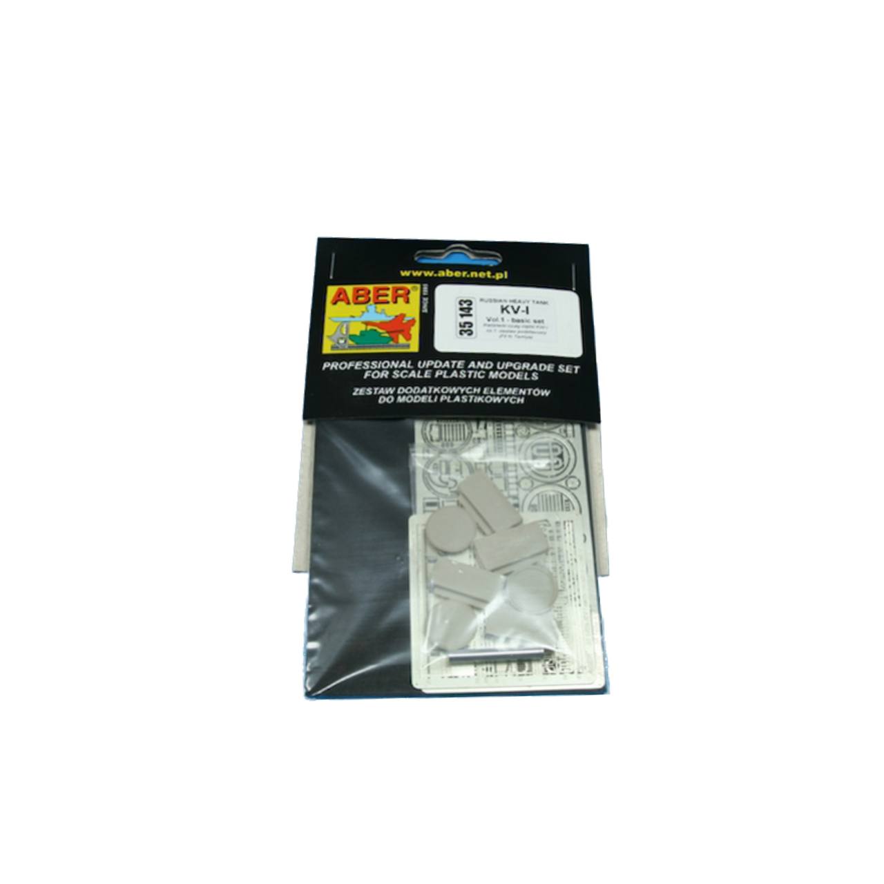 

35 143 Aber 1/35 Фототравление для Russian heavy tank KV-I - vol.1 - basic set, Однотонный, 35 143