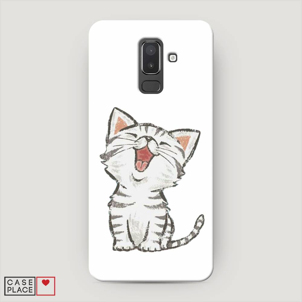 

Чехол Awog "Котенок рисованный" для Samsung Galaxy J8