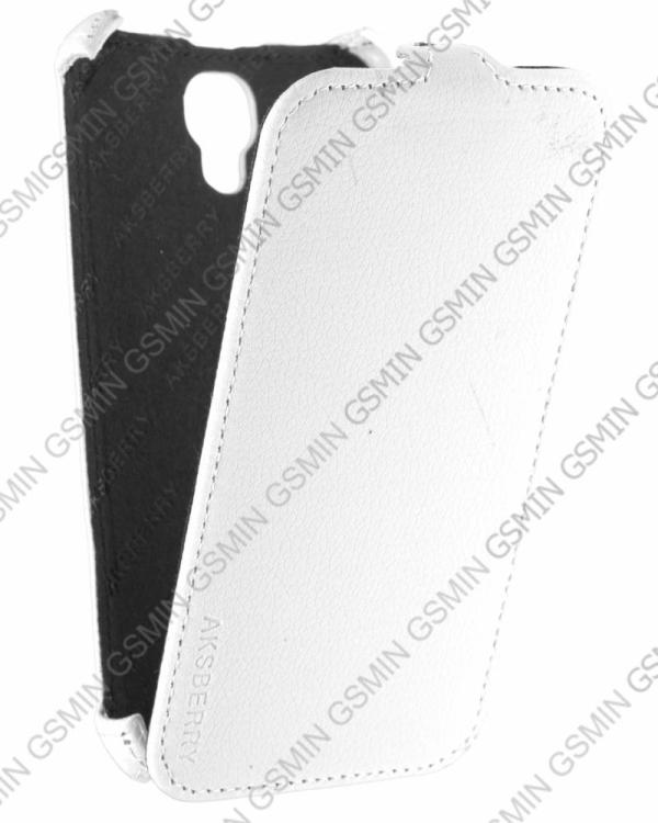 

Чехол Aksberry для Alcatel One Touch Scribe HD White, Белый