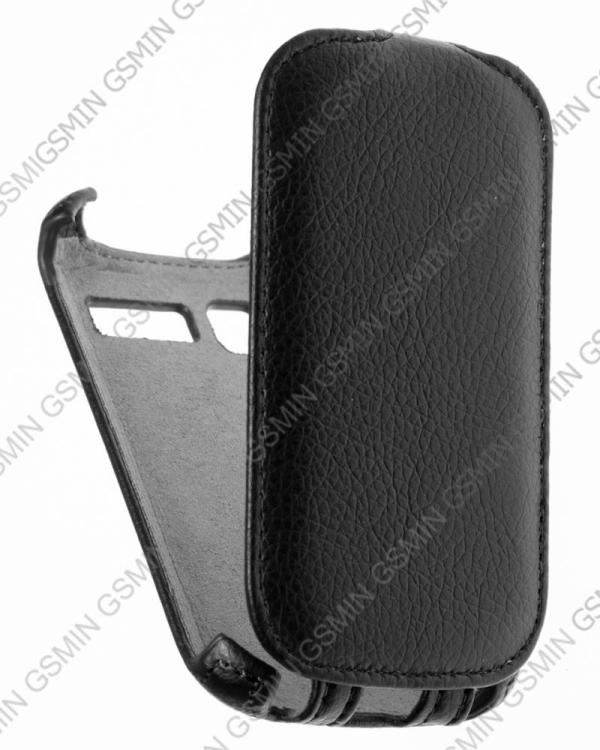 

Кожаный чехол для Alcatel One Touch Pop C1 4015D Armor Case (Чёрный), Черный