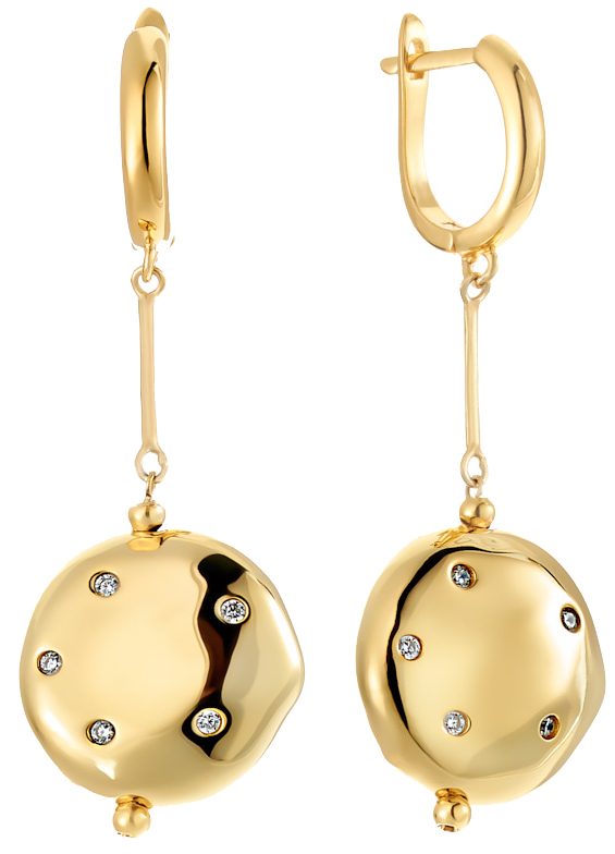 

Серьги из серебра с фианитом Fresh Jewelry RB-E315-4-X-L-X-X-W, RB-E315-4-X-L-X-X-W