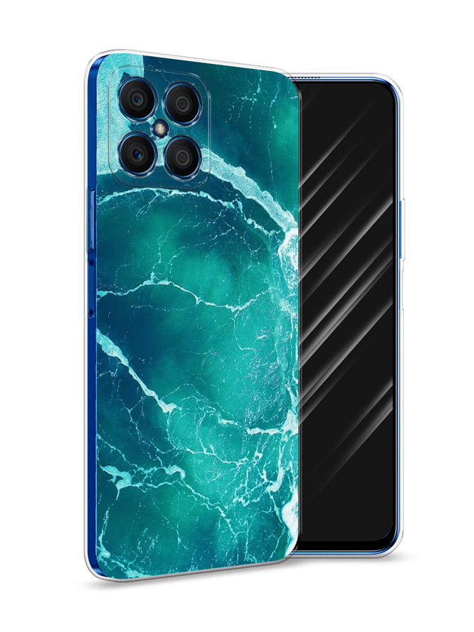 

Чехол Awog на Honor X8 "Изумрудный океан", Голубой;синий, 6107650-4