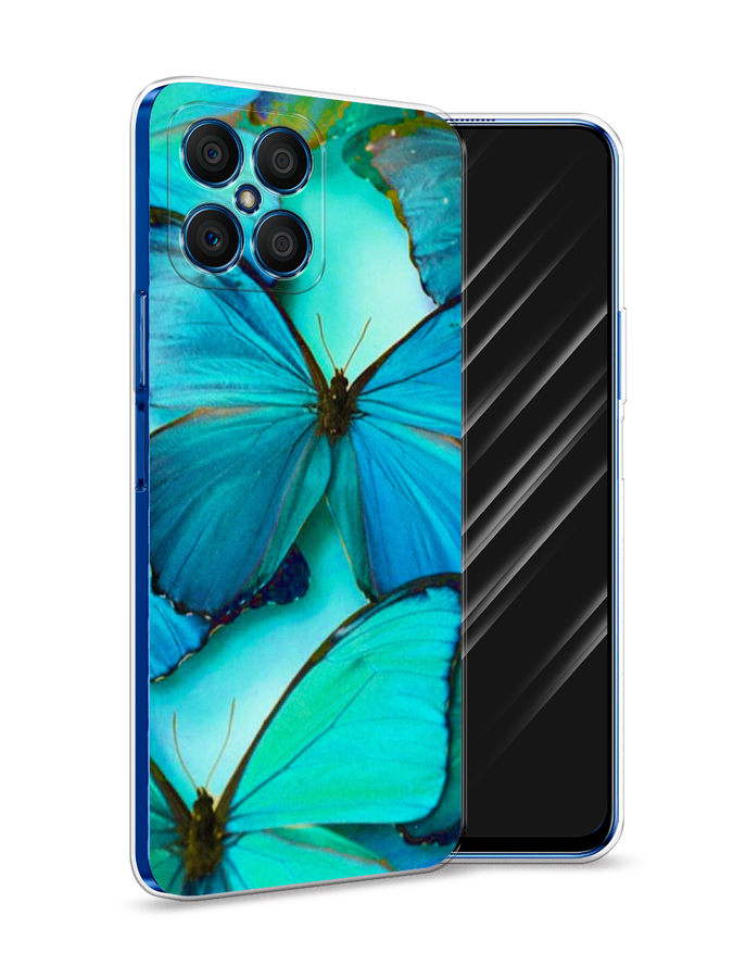 

Чехол Awog на Honor X8 "Неоновые бабочки", Синий;белый, 6107650-4