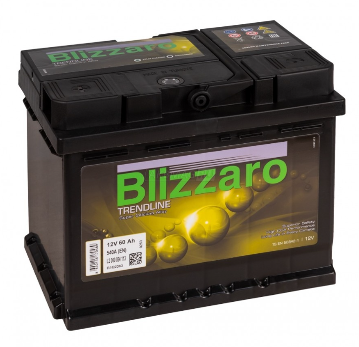 

Аккумулятор 60 Прямая [+ -] BYZON POWER 540A 272/175/190