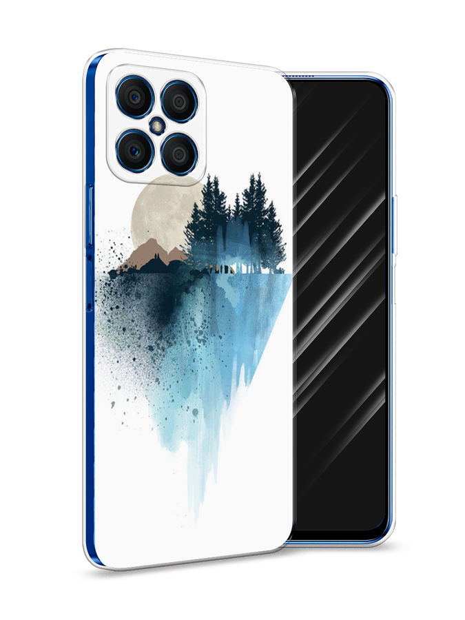 

Чехол Awog на Honor X8 "Горы 5", Голубой, 6107650-4