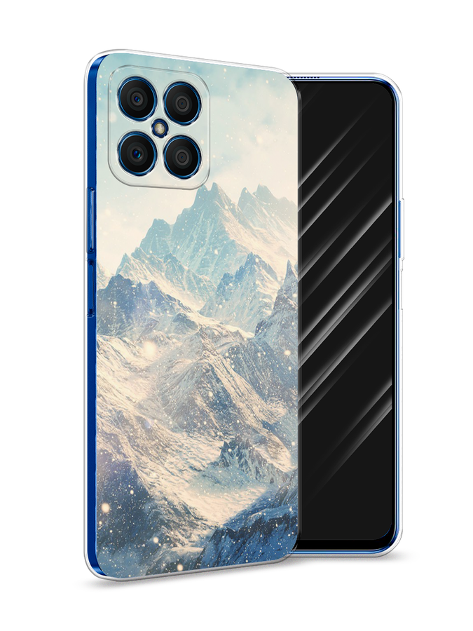 

Чехол Awog на Honor X8 "Горы 4", Голубой, 6107650-4