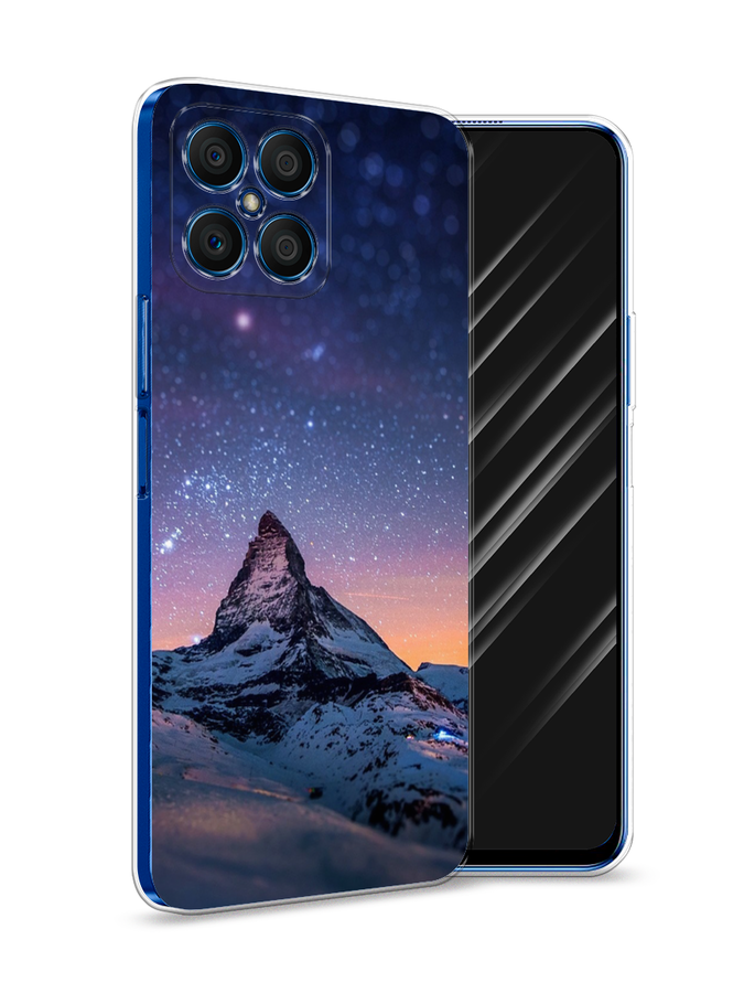 

Чехол Awog на Honor X8 "Ночные пейзажи 5", Фиолетовый, 6107650-4
